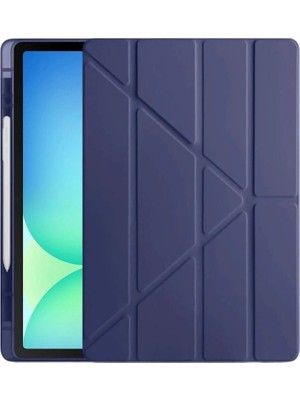 Mestore Apple Ipad Pro 11 (2024) Kılıf Kalemlikli Hugo Tablet Kılıfı - Lacivert