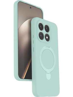 Mestore Xiaomi Mi 15T Regal Magsafe Standlı Kapak - Su Yeşili
