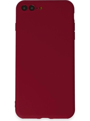 Mestore Apple Iphone 7 Plus Kılıf First Silikon - Bordo