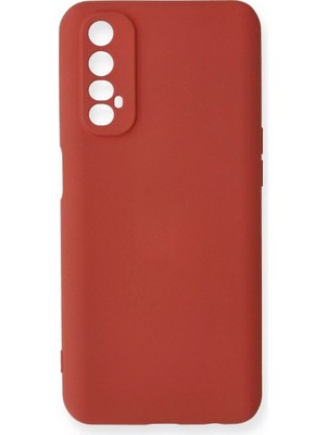 Mestore Realme 7 Kılıf Nano Içi Kadife Silikon - Kiremit