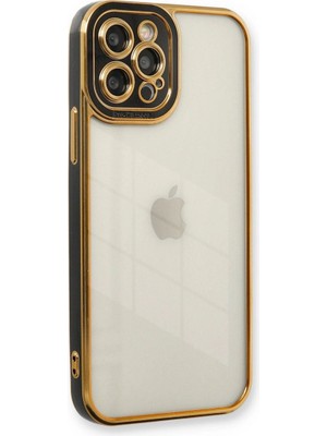 Mestore Apple Iphone 12 Pro Max Kılıf Liva Lens Silikon - Siyah