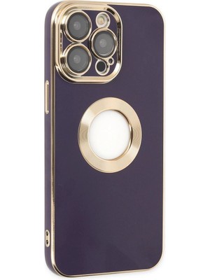 Mestore Apple Iphone 13 Pro Max Kılıf Store Silikon - Derin Mor