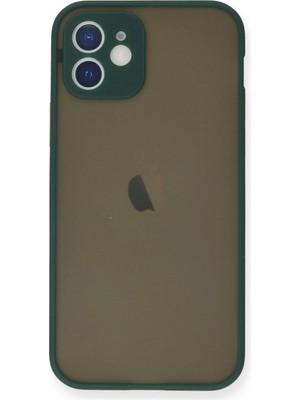 Mestore Apple Iphone 12 Mini Kılıf Montreal Silikon Kapak - Yeşil