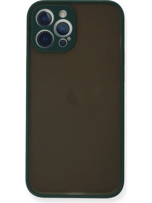 Mestore Apple Iphone 12 Pro Kılıf Montreal Silikon Kapak - Yeşil