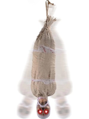 Svoria Store Halloween Sensörlü Işıklı Hareketli Mumya 25X75 cm