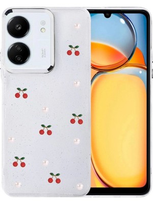 Mestore Xiaomi Redmi 13C Fiyonk Desenli Kapak - Desen 9