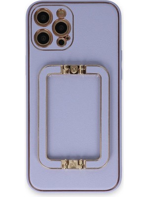Mestore Apple Iphone 12 Pro Kılıf Coco Elit Kapak - Lila