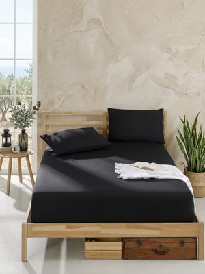 Shipla Home Pamuklu Ranforce Kumaş Lastikli Fitted Yastıklı Çarşaf Seti