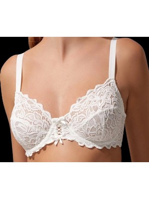 Pileli Store Pilelistore Nurteks 1050  Balenli Dantelli Toparlayıcı Sütyen