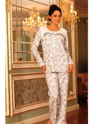 Pileli Store Pilelistore Şahinler  Çiçek Baskılı Pijama 21312