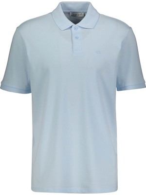 Süvari Polo Yaka Pike Regular T-Shirt TS1014000473 Buz Mavi