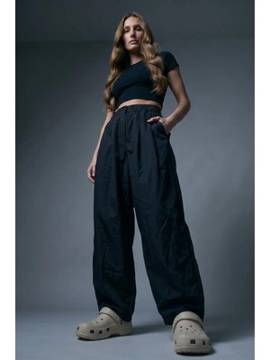 Passion Moda Evi Eşofman Rahatlığında Dökümlü Wide Leg Pantolon