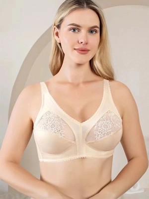 Pileli Store Pilelistore Nurteks 1060  Dantel Detaylı Toparlayıcı Sütyen