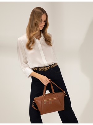 Pierre Cardin Kadın Camel Omuz Çantası 50334507-VR015