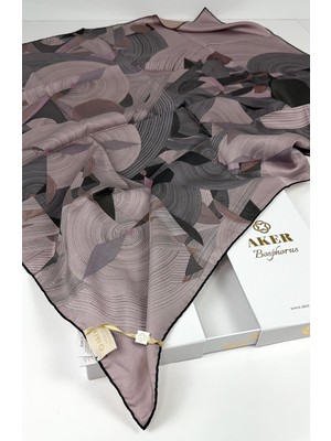 Aker Bosphorus Çift Taraflı Ipek Twill Eşarp 89147112-912