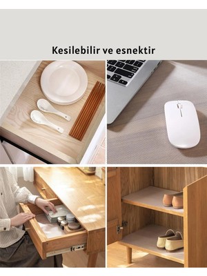 Svoria Store Kaydırmaz Şeffaf Raflık