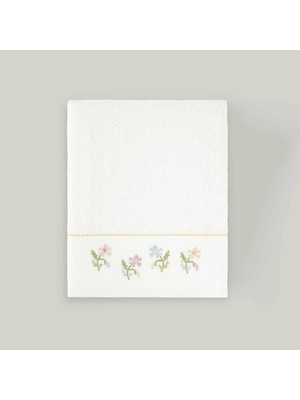 Linens Isola Pamuk 50X85 cm Yüz Havlusu Beyaz