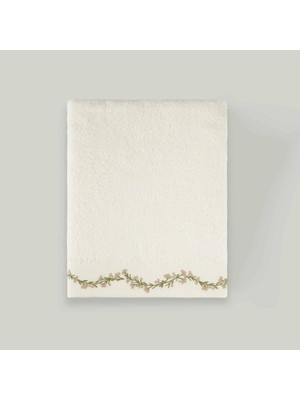 Linens Elae Bambu 50X85 cm Yüz Havlusu Ekru