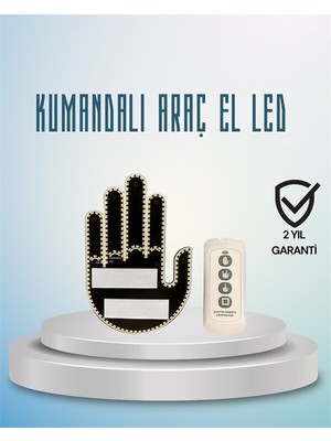 Nemere Aracınız Için Eğlenceli ve Güvenli Iletişim: LED Jest Lambası Uzaktan Kumandalı Kolay Mont