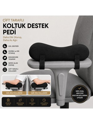 Viscora Kol Destek Pedi – Ergonomik Çift Taraflı Visco Kolçak Pedi