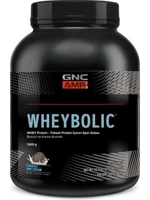Gnc Amp - Wheybolic – 1300 G (25 Servis) - Bisküvi ve Krema Aromalı