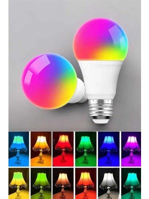 Northcity Enerji Dostu Rgb Işıklı 100W LED Ampul - A+ Sınıfı Aydınlatma