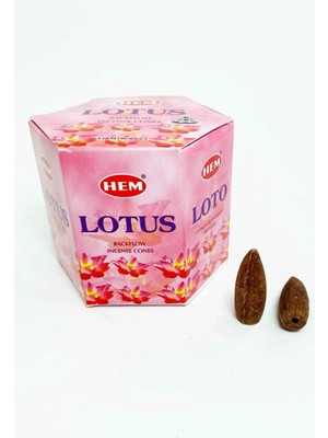 Nemere 10 Adet Geri Akış Backflow Şelale Tütsü Konisi Tütsü Back Lotus Çiçeği Kokulu
