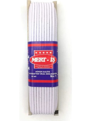 Nemere Tekis Lastik Çamaşır Don Etek Bel Paça Lastiği 10 Metre
