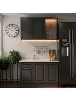 Yurkan 120 cm Mutfak Dolabı Tezgah Dahil YRKN120301A