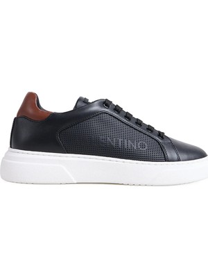 Valentino Siyah Erkek Deri Sneaker 92S3913VIT