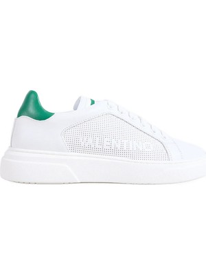 Valentino Beyaz Erkek Deri Sneaker 92S3913VIT