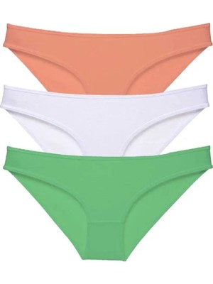 Modanı Seç 3 Adet Süper Eko Set Likralı Kadın Slip Külot 544