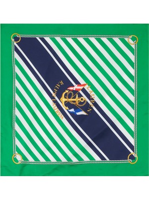 Lauren Ralph Lauren Yeşil Kadın Çizgili Fular 454P09785