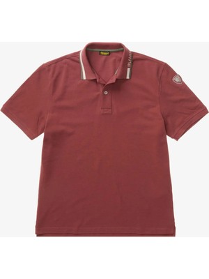 Blauer Kırmızı Erkek Regular Fit Logo Baskılı Polo T-Shirt 26SBLUT02297-586 Ransom