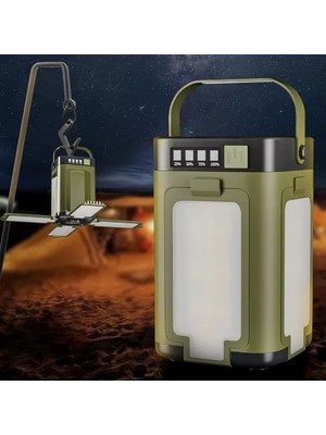 Zenvia Katlanabilir Yonca LED Projektör Kamp Lambası