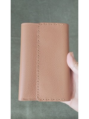 Edo Bag Wallet Hakiki Deri Mat Saraçlı Kadın Cüzdan