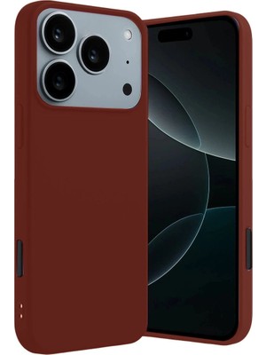 Mudanis Apple Iphone 17 Pro First Silikon - Bordo