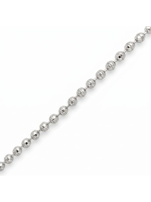 Zeino Dorikalı Bileklik - Beyaz Altın Kaplama - 16+3 cm