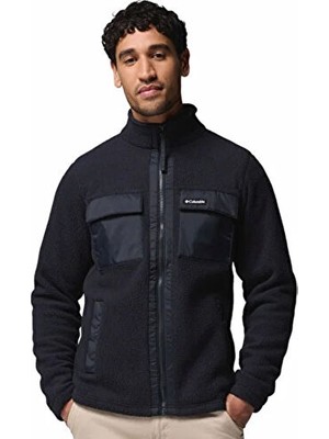 Columbia Juniper Peak Full Zip Fleece Erkek Outdoor Polar Ceket 2131471011 Siyah