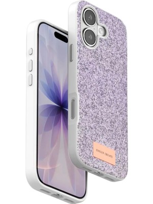 Durukar®   iPhone 17 Bright Simli Kapak - Lila