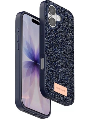 Durukar®   iPhone 17 Bright Simli Kapak - Mavi