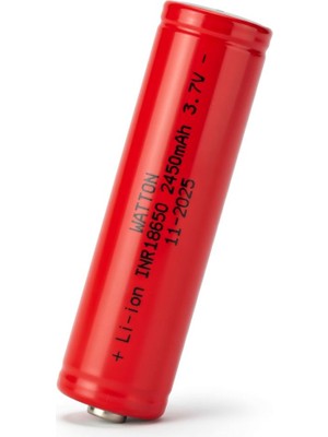 Epilons 18650 2450mAh 3.7V Li-ion Şarj Edilebilir Pil Güçlü Performans Yüksek Kapasiteli WT-INR18650