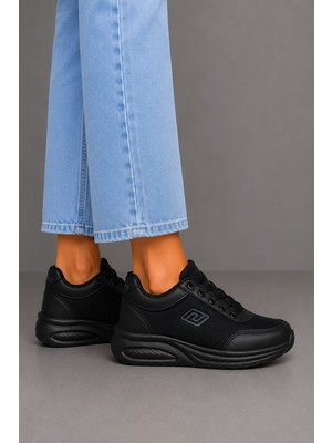 Celira Prl Siyah Anorak Kadın Sneaker Spor Ayakkabı 724