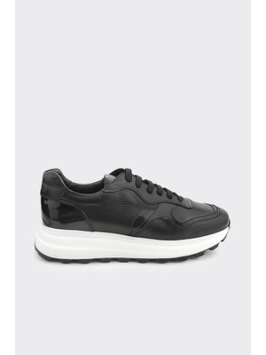 Derinet Hakiki Deri Bağcıklı Erkek Sneaker