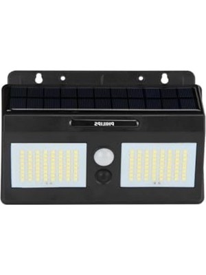 Philips BWS010 10W Solar Güneş Enerjili Duvar Aplik Beyaz Işık - Dış Mekan Sensörlü Aydınlatması