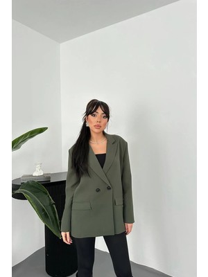 Modadua Haki Blazer Ceket
