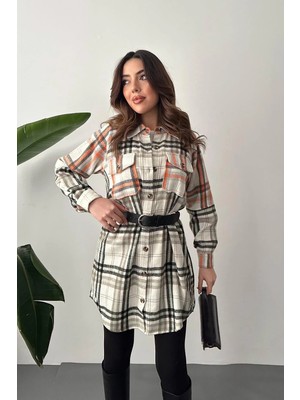 Modadua Mint Oduncu Gömlek Elbise