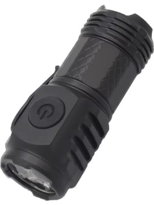 Astraltech 3 LED El Feneri 5 Modlu Güçlü Aydınlatma ve Metal Klipsli