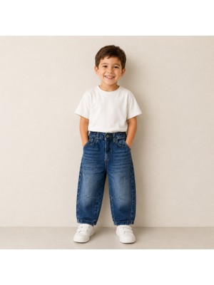 Utaher Miniwear Erkek Çocuk Bagy Tapered Fit Jean Pantolon