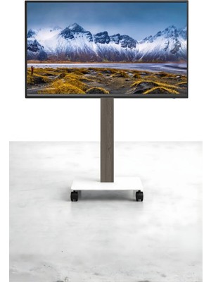 Kevega Tekerlekli Televizyon Ünitesi & Televizyon Standı Ahşap Antartika